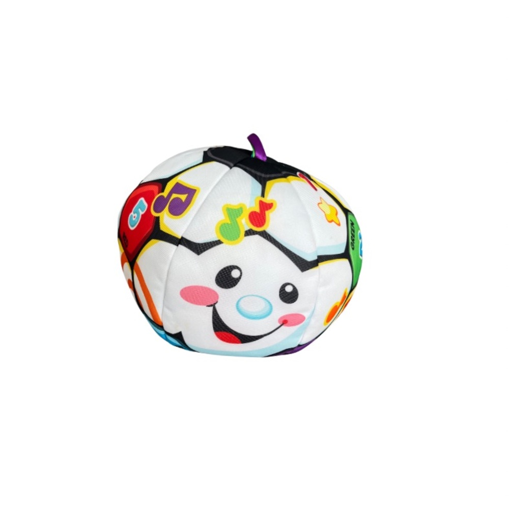 FISHER PRICE LEARNING TOY (laugh, learn, singing) SOCCER PLUSH BALL || COLORFUL